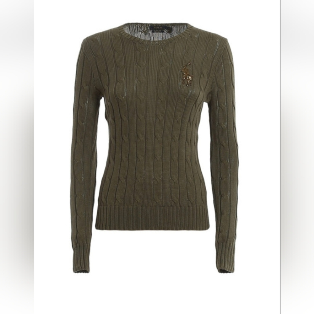 Ralph Lauren Big Beaded Polo Sweater
